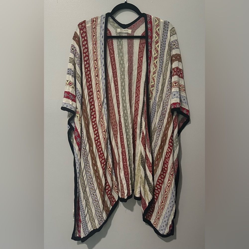Aldo Martins Barcelona Striped Boho Wrap Shawl